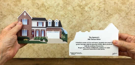 Example of the story Spencer's wrote for the back of their Cat's Meow heirloom home.