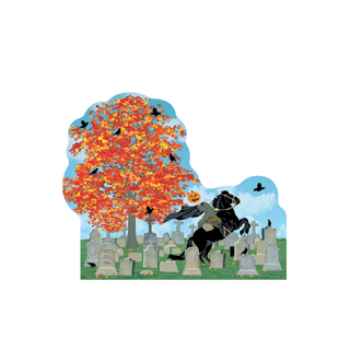 3/4" thick wooden  cutout of the headless horseman