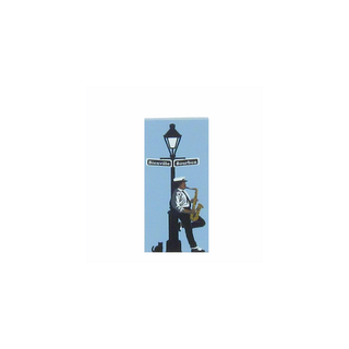3/4" thick wooden illustration of a sign