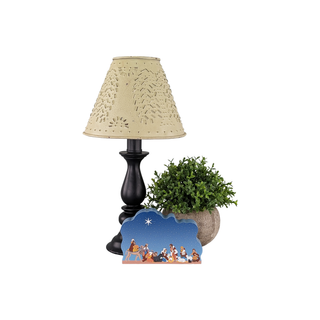 3/4" thick wooden illustration of a nativity scene on display with a white background