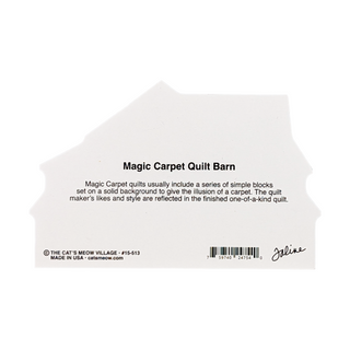 3/4" thick wooden model with text on a white background