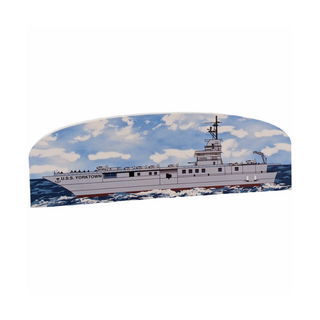 3/4" thick wooden model of a ship