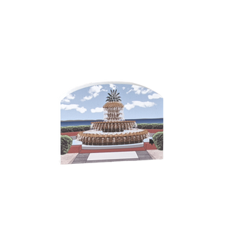 3/4" thick wooden Model of a famous architectural landmark on a white background