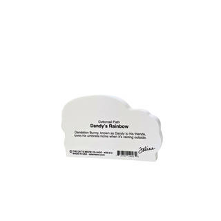 back of product with discription about dandy's rainbow on white background 