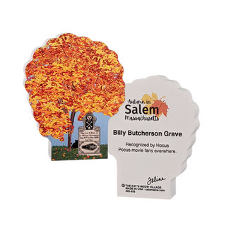 3/4" thick wooden  illustration of Billy Butcherson Grave for Hocus Pocus movie fans