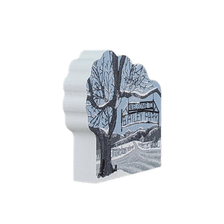 3/4" thick wooden replica with an illustration of a tree and 'Welcome to Bailey Park' text on a white background.