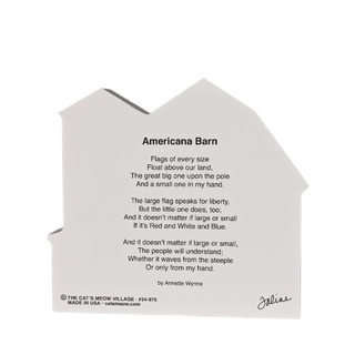 Decorative house-shaped sign with poem text on a white background