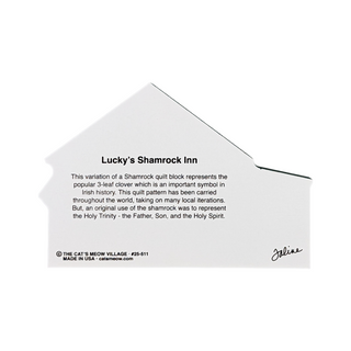 3/4" thick wooden model with text on a white background