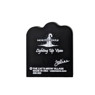back of product with white text and branding on a white background