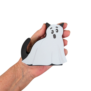 Ghostly Casper Mascot