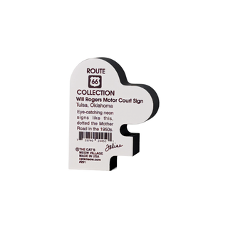 3/4" thick wooden White and black sign with text and a barcode on a white background