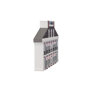 3/4" thick wooden illustration of a historic home