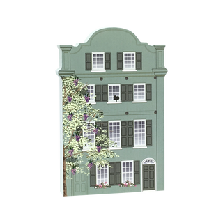 3/4" thick wooden illustration of a green house