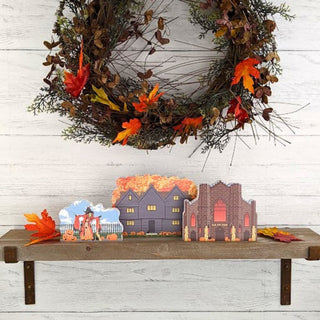 Autumn In Salem, Witch Museum with Fall Decor