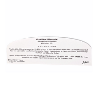 3/4" thick wooden model with text on a white background
