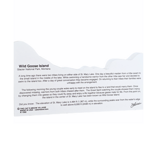 3/4" thick wooden model with text on a white background