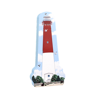 3/4" thick wooden illustration of a lighthouse
