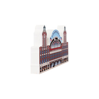 3/4" thick wooden illustration of the Navy Pier building on a white background