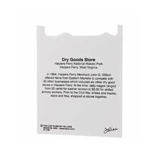 3/4" thick wooden model with text on a white background
