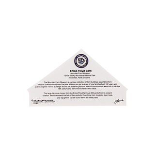 3/4" thick wooden model with text on a white background