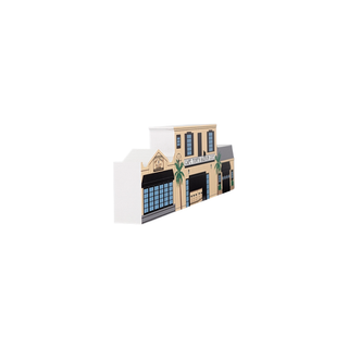 3/4" thick wooden Illustration of a saloon