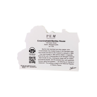 3/4" thick wooden model with text and PEM logo on a white background