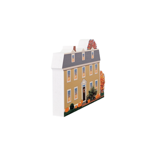 3/4" thick wooden replica of a house in Salem, Mass