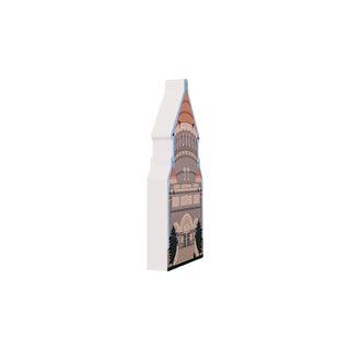 3/4" thick wooden illustration of a monument on a white background