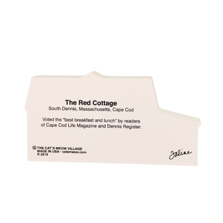 3/4" thick wooden model with text and branding on a white background