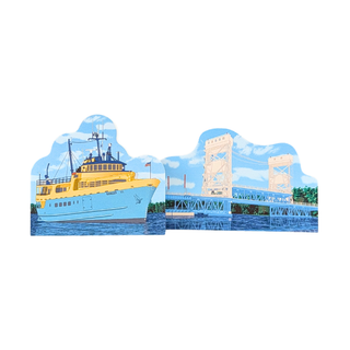 Portage Lake Lift Bridge, Hancock & Houghton, Michigan