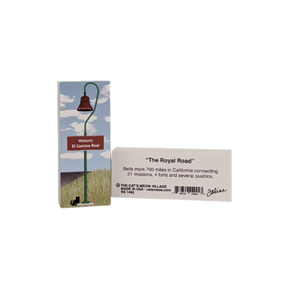 3/4" thick wooden model of a bell and sign and a back model with black text