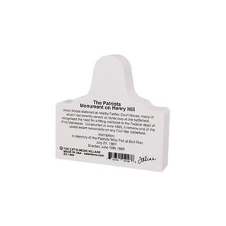 3/4" thick wooden  block with text and branding on a white background