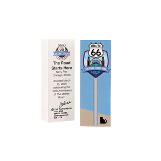 3/4" thick wooden model of the new Route 66 sign. 