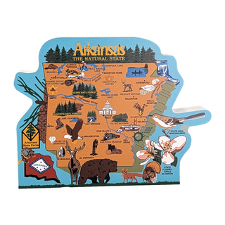 State Map, Arkansas