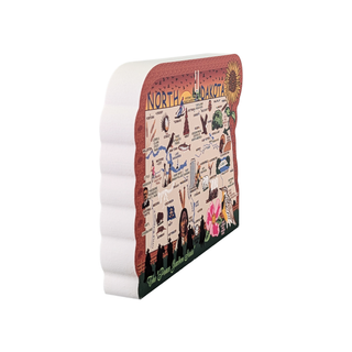 3/4" thick wooden model with a North Dakota-themed design.