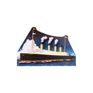 3/4" thick replica of RMS titanic
