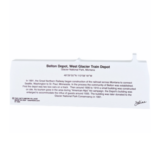 3/4" thick wooden model with text on a white background