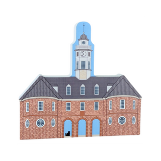 3/4" thick wooden replica of the Capitol in Williamsburg, Virginia