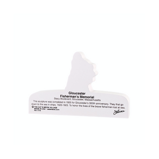 3/4" thick wooden model with black text on white background